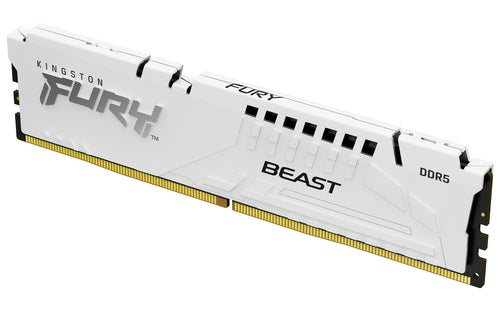 Kingston Technology FURY Beast 128GB 5600MT/s DDR5 CL40 DIMM (Kit of 4) White XMP
