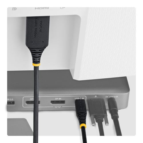 StarTech.com 6ft USB-C to HDMI Adapter Cable, Gripping HDMI Connector, 4K 60Hz, Thunderbolt Compatible, HDR, Uni-Directional Cord for MacBook, Dell, HP, Lenovo