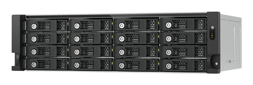 QNAP TL-R1600PES-RP storage drive enclosure HDD/SSD enclosure Black, Grey 2.5/3.5"