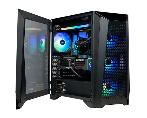 MSI Infinite RS AI 2NVZ9-1291US Intel Core Ultra 9 285K 64 GB DDR5-SDRAM 2 TB SSD NVIDIA GeForce RTX 5090 Windows 11 Pro Desktop PC Black