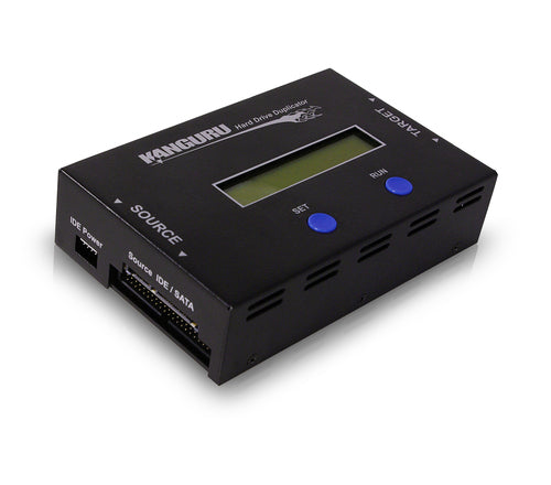 iStorage Kanguru Mobile Clone HD 1-to-1 Hard Drive Duplicator|Native SATA and 3.5″ PATA interface| Multiple Copy modes: Full, Brief and Resize| Fast transfer rates |TAA Compliant |