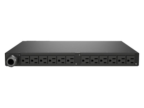 Vertiv Geist MNS5M1R5-12S153-1ST5A0H10-S power distribution unit (PDU) 12 AC outlet(s) 0U Black