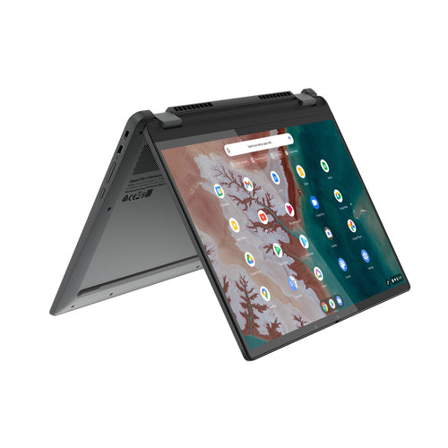Lenovo Flex5 Chrome 14IAU Intel® Core™ i5 i5-1235U Chromebook 35.6 cm (14") Touchscreen WUXGA 8 GB LPDDR4x-SDRAM 256 GB SSD Wi-Fi 6E (802.11ax) ChromeOS US English Grey