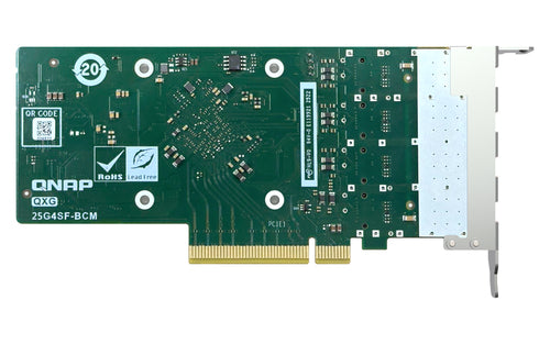QNAP QXG-25G4SF-BCM network card Internal Fiber 25000 Mbit/s