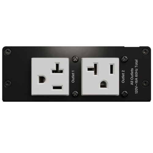 Middle Atlantic Products PDX-220C power distribution unit (PDU) 2 AC outlet(s) 0U Black, White