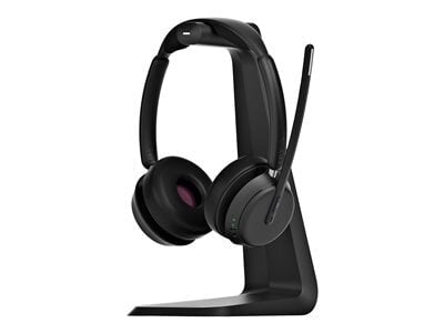 Lenovo IMPACT 1061T Headset Wireless Head-band Office/Call center Bluetooth Charging stand Black