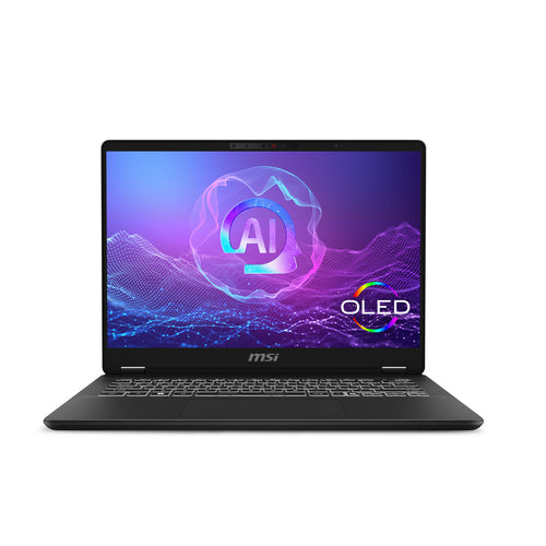MSI Prestige 14 AI+ Evo C2VMG-032US Copilot+ PC Intel Core Ultra 7 258V Laptop 35.6 cm (14") Full HD+ 32 GB LPDDR5x-SDRAM 1 TB SSD Wi-Fi 7 (802.11be) Windows 11 Home Grey