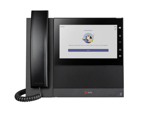 HP Poly CCX 600 Business Media Phone for Microsoft Teams and PoE-enabled GSA/TAA