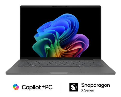 ASUS Zenbook 14 UX3407QA-PS76 Copilot+ PC Snapdragon X1-26-100 Laptop 35.6 cm (14") WUXGA 32 GB LPDDR5x-SDRAM 1 TB SSD Wi-Fi 6E (802.11ax) Windows 11 Home Grey