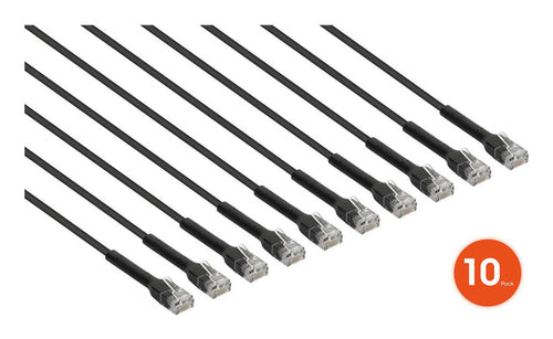 Intellinet 745161 networking cable Black 0.3 m Cat6 U/UTP (UTP)