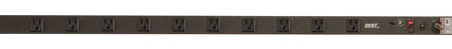 Vertiv Geist NSVA100-101R15 power distribution unit (PDU) 10 AC outlet(s) 0U Black
