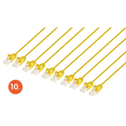 Intellinet 744744 networking cable Yellow 0.5 m Cat6 U/UTP (UTP)