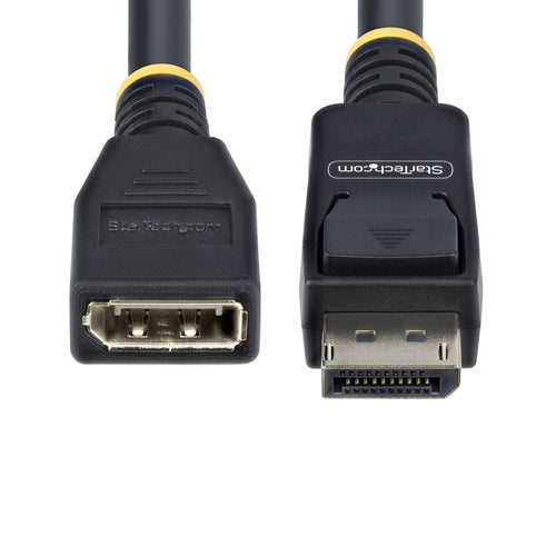 StarTech.com 10ft (3m) DisplayPort 1.4 Extension Cable, DP 1.4 Port Saver Cable, 8K 60Hz, DP Male to Female Extension Adapter Cord, DisplayPort Extension Cable, TPE Jacket, M/F