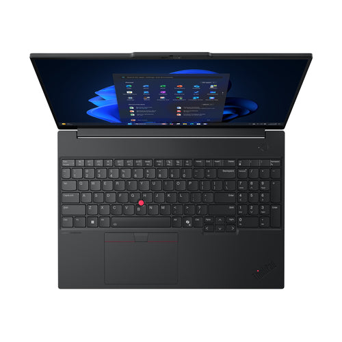 Lenovo ThinkPad E16 Gen 3 (Intel) Intel Core Ultra 7 255H Laptop 40.6 cm (16") WUXGA 16 GB DDR5-SDRAM 512 GB SSD Wi-Fi 6E (802.11ax) Windows 11 Pro Black