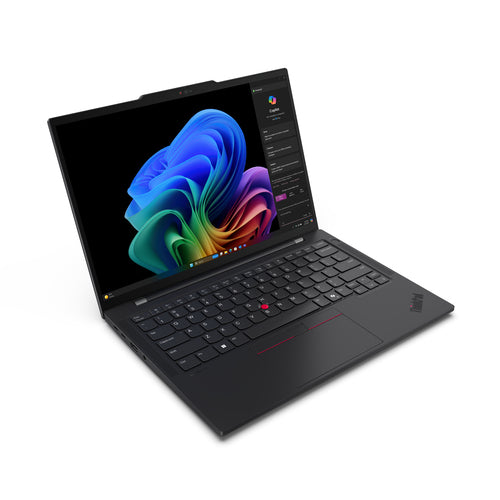 Lenovo ThinkPad T14s Gen 6 (Snapdragon) Copilot+ PC X1E-78-100 Laptop 35.6 cm (14") Touchscreen WUXGA 32 GB LPDDR5x-SDRAM 1 TB SSD Wi-Fi 7 (802.11be) Windows 11 Pro English Black