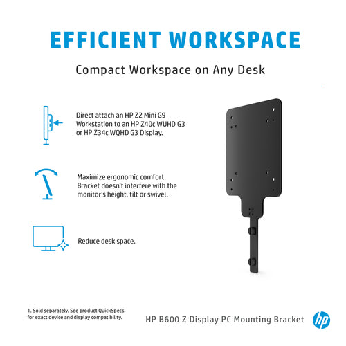 HP B600 Z Display PC Mounting Bracket