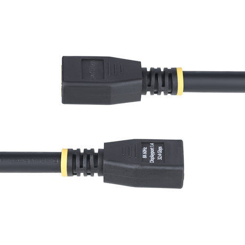 StarTech.com 10ft (3m) DisplayPort 1.4 Extension Cable, DP 1.4 Port Saver Cable, 8K 60Hz, DP Male to Female Extension Adapter Cord, DisplayPort Extension Cable, TPE Jacket, M/F