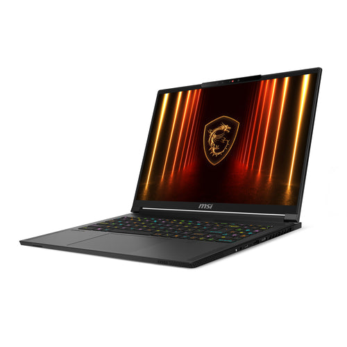 MSI Stealth A16 AI+ A3XWIG-076US AMD Ryzen AI 9 370 Laptop 40.6 cm (16") Quad HD+ 32 GB LPDDR5x-SDRAM 2 TB SSD NVIDIA GeForce RTX 5080 Wi-Fi 7 (802.11be) Windows 11 Pro Black