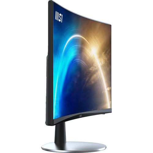 MSI Pro MP242C 23.6 Inch Curved Monitor, 1500R, Full HD (1920 x 1080), 75Hz, VA, 5ms, HDMI, VGA, Built-in Speakers, Anti-Glare, Anti-Flicker, Less Blue light, TÜV Certified, VESA, Kensington, Black