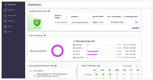 QNAP LS-BOXAFE-GOOGLE-10USER-1Y PC utility software 10 license(s) Backup / Recovery 1 year(s)