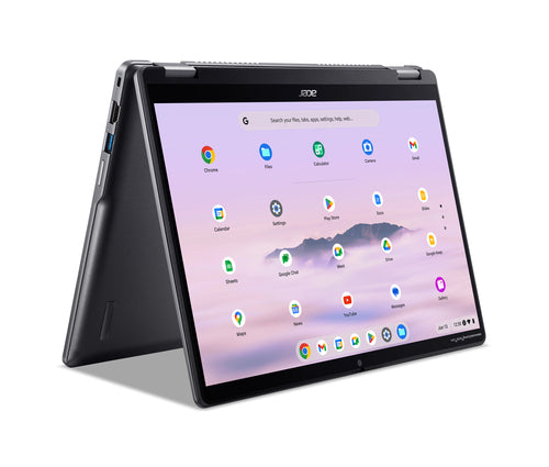 Acer Chromebook CPE594-1N-57ZJNA Intel Core 5 120U 35.6 cm (14") Touchscreen WUXGA 16 GB LPDDR5x-SDRAM 256 GB SSD Wi-Fi 6E (802.11ax) ChromeOS Grey