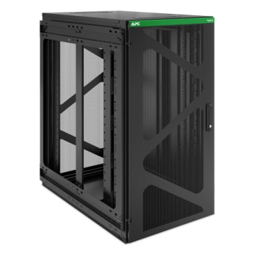 APC NetShelter WX AR124SM - 19inch Wall patch cabinet, 24U/U, 800MM deep, Side mounting, Mounted