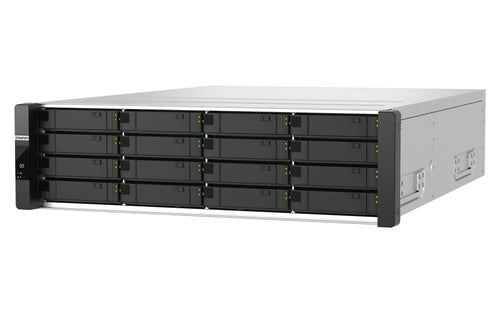 QNAP ES1686dc R2 NAS Rack (3U) Intel® Xeon® D D-2142IT 48 GB DDR4 0 TB QNAP QES Black, Grey