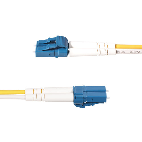 StarTech.com 7m (22.9ft) LC to SC (UPC) OS2 Single Mode Duplex Fiber Optic Cable, 9/125µm, 100G, Bend Insensitive, Low Insertion Loss - LSZH Fiber Jumper Cord