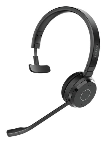Jabra Evolve 65 TE Headset Wireless Head-band Office/Call center Bluetooth Black