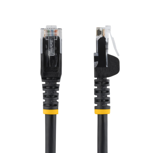 StarTech.com 6 ft. CAT6 Ethernet cable - 10 Pack - ETL Verified - Black CAT6 Patch Cord - Snagless RJ45 Connectors - 24 AWG Copper Wire – UTP Ethernet Cable
