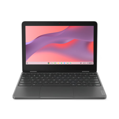 Lenovo 300e Yoga Chromebook Gen 4 MediaTek Kompanio 520 29.5 cm (11.6") Touchscreen HD 4 GB LPDDR4x-SDRAM 32 GB eMMC Wi-Fi 6 (802.11ax) ChromeOS Grey English