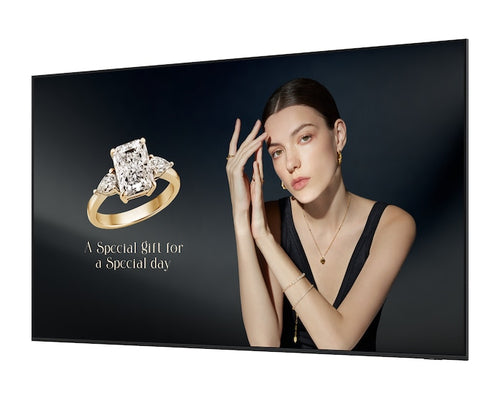 Samsung LH115QHFEBGXZA Signage Display Digital signage flat panel 2.92 m (115") LED Wi-Fi 1000 cd/m² 4K Ultra HD Black Tizen 24/7