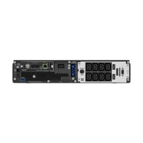 APC Smart-UPS On-Line, 1500VA, Rackmount 2U, 230V, 8x C13 IEC outlets, Network Card, W/ rail kit, Used W/O Lithium-ion external battery