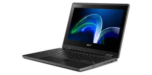 Acer TravelMate Spin B3 TMB311R-32-C47B Intel® Celeron® N N5100 Hybrid (2-in-1) 29.5 cm (11.6") Touchscreen HD 8 GB DDR4-SDRAM 128 GB Flash Wi-Fi 6 (802.11ax) Windows 11 Pro Black