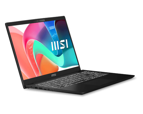 MSI Modern 15 H C2RMTG-406US Intel Core 9 270H Laptop 39.6 cm (15.6") Full HD 32 GB DDR4-SDRAM 1 TB SSD Wi-Fi 6E (802.11ax) Windows 11 Home Black
