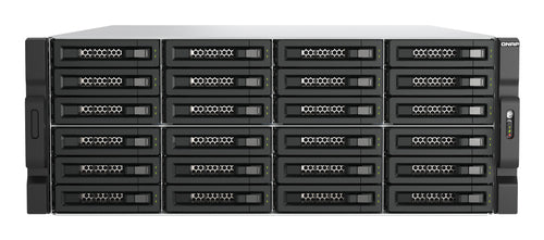 QNAP TL-R2400PES-RP storage drive enclosure HDD/SSD enclosure Black, Grey 2.5/3.5"