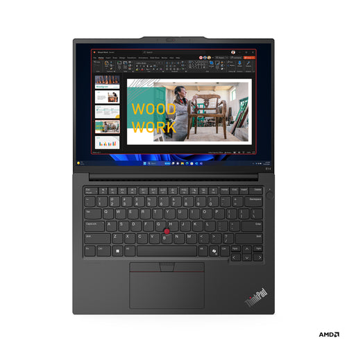 Lenovo ThinkPad E14 AMD Ryzen™ 5 7535U Laptop 35.6 cm (14") WUXGA 16 GB DDR5-SDRAM 512 GB SSD Wi-Fi 6 (802.11ax) Windows 11 Pro US English Black