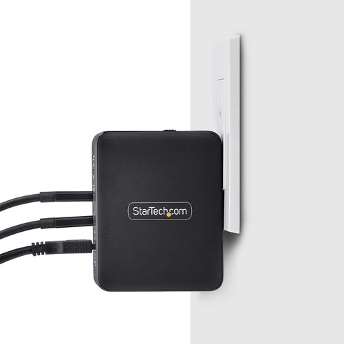 StarTech.com 140W USB-C Wall Charger, 3x USB-C/1x USB-A, PD 3.1 International GaN Power Adapter for MacBook/Dell XPS/Inspiron