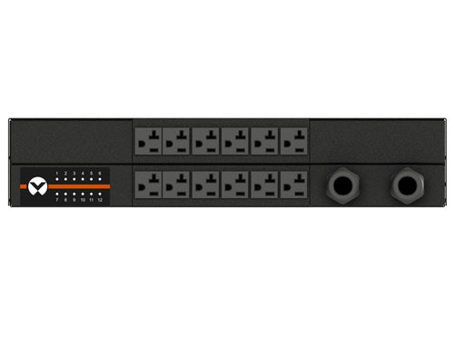 Vertiv Geist ANR5M2R6-12S203-3TL5TL5A011-D power distribution unit (PDU) 12 AC outlet(s) 0U Black