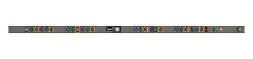 Vertiv Geist MNU5MGB0-24PK38-2TL21A0A10-S-A power distribution unit (PDU) 24 AC outlet(s) 0U Black