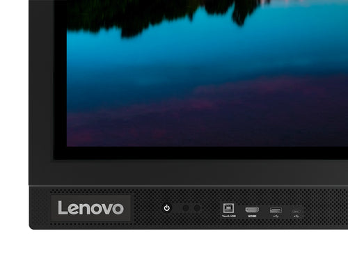 Lenovo ThinkVision T86 computer monitor 2.18 m (86") 3840 x 2160 pixels 4K Ultra HD Touchscreen Black