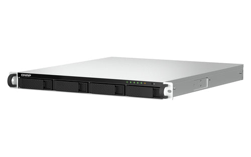 QNAP TS-464U-RP NAS Rack (1U) Intel® Celeron® N5095 8 GB DDR4 0 TB QNAP QTS Aluminium, Black