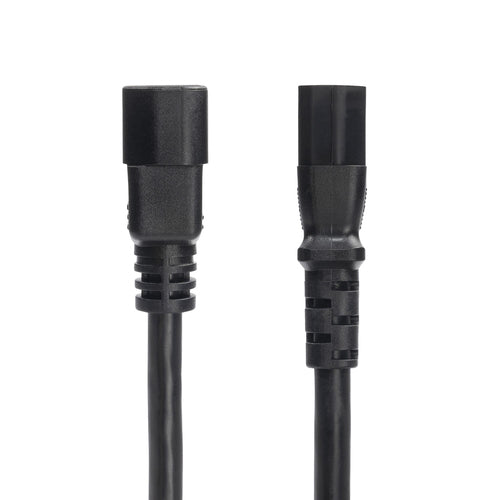 StarTech.com 6ft (1.8m) Power Extension Cord, C14 to C13 PDU Power Cord, 13A 250V, 16AWG, Black Extension Cable, AC Power Cable for PDU/Power Supply, TAA Compliant, UL Listed