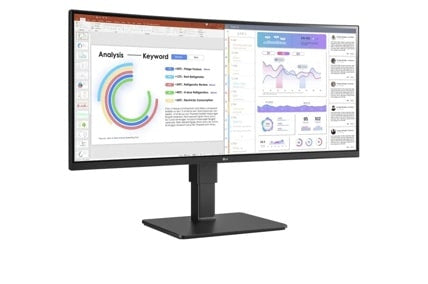 LG 34BQ77QE-B computer monitor 86.4 cm (34") 3440 x 1440 pixels UltraWide Quad HD LED Black