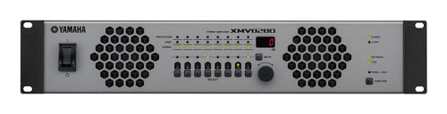 Yamaha XMV8280 audio amplifier 8.0 channels Multi-purpose Black, Silver