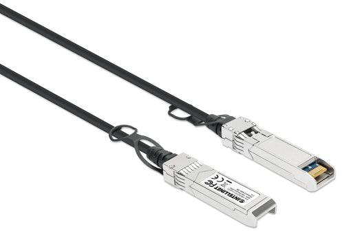 Intellinet 3m 10G SFP+ Passive Direct Attach Copper Twinax Cable 30AWG MSA SFP-H10GB-CU3M compatible
