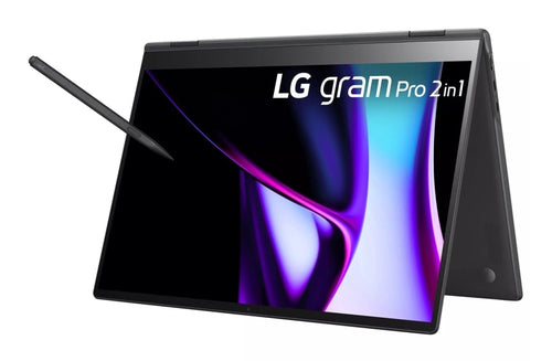 LG 16T90SP-G.APB4U1 laptop Intel Core Ultra 7 155H Hybrid (2-in-1) 40.6 cm (16") Touchscreen WQXGA 32 GB LPDDR5x-SDRAM 1 TB SSD Wi-Fi 6E (802.11ax) Windows 11 Pro Black