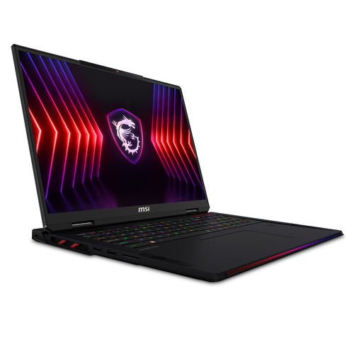 MSI Raider A18 HX A7VIG-022US AMD Ryzen™ 9 7945HX3D Laptop 45.7 cm (18") Quad HD+ 32 GB DDR5-SDRAM 1 TB SSD NVIDIA GeForce RTX 4090 Wi-Fi 7 (802.11be) Windows 11 Home Black