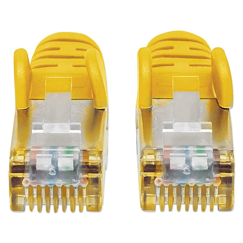 Intellinet IEC-C6AS-YLW-1 networking cable Yellow 0.25 m Cat6a S/FTP (S-STP)