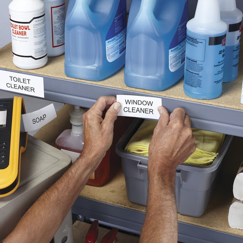 DYMO XTL All-Purpose Vinyl Labels | 54 mm x 7 m | Black on White